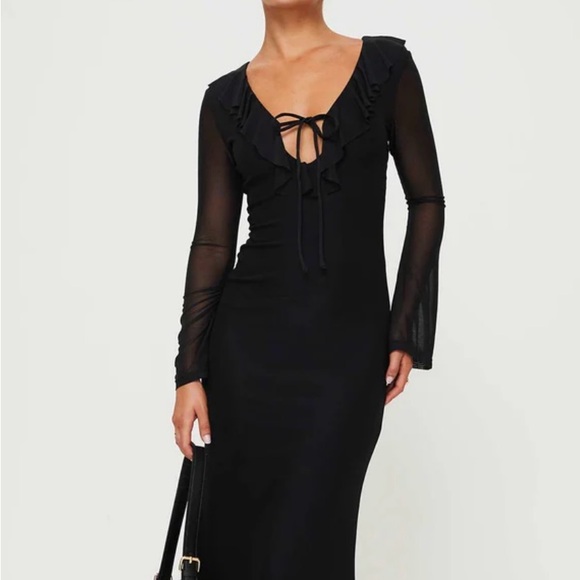 Maxi Princess Polly black dress size four - Picture 1 of 3